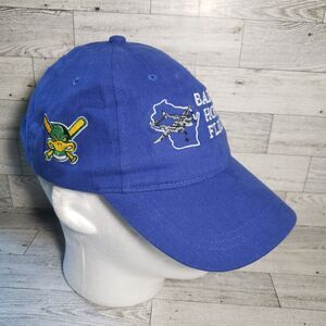 Badger Honor Flight & Madison Mallards Cap Hat Embroidered Hook Loop Wisconsin